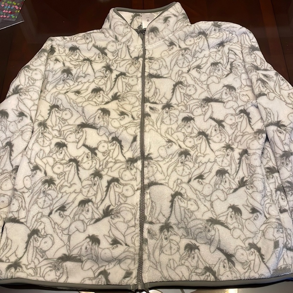 Disney Woman’s Eore Fleece Jacket Size XL